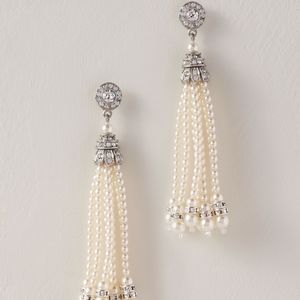 Ben-Amun Joan Pearl Tassel Earrings